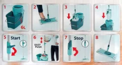 LEIFHEIT Bodenwischerset Clean Twist System Evo -Leifheit || Vileda || Wenko Verkaufsgeschäft 264f10348e2aabc34d5d5c987e13b95e