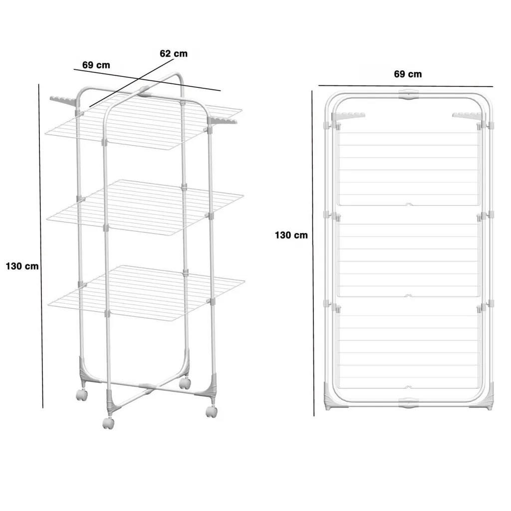 Grafner Turmwäscheständer Turmtrockner TS11014 3 Grafner Turmwäscheständer Turmtrockner TS11014 – Bild 3