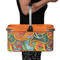 Anndora Einkaufskorb - Paisley (22 Liter) - Paisly -Leifheit || Vileda || Wenko Verkaufsgeschäft 26f2818516373aa6b0c42707e68a0ce8