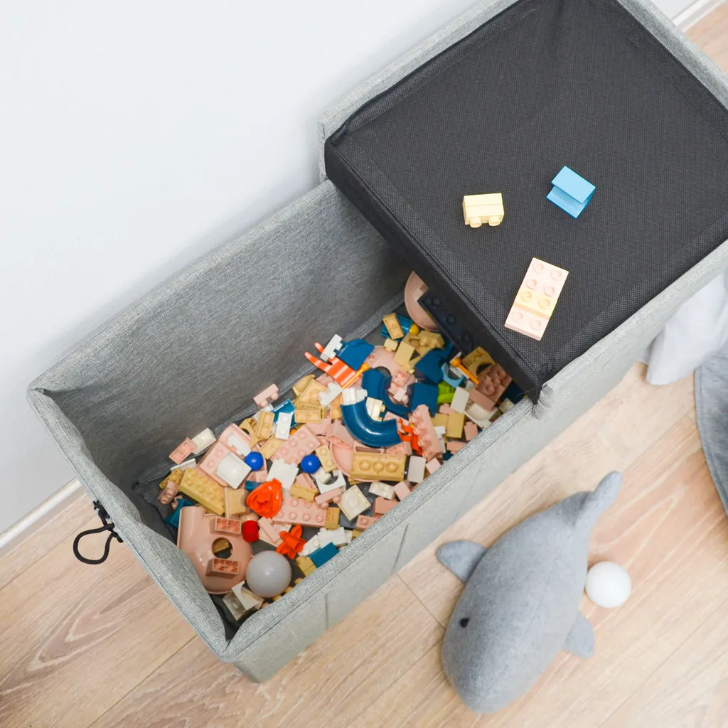 85 Liter Wäschekorb Mit Deckel & Wäschesack - 62x31 Wäschekorb Mit Sitzfunktion 7 85 Liter Wäschekorb Mit Deckel & Wäschesack - 62x31 Wäschekorb Mit Sitzfunktion – Bild 7