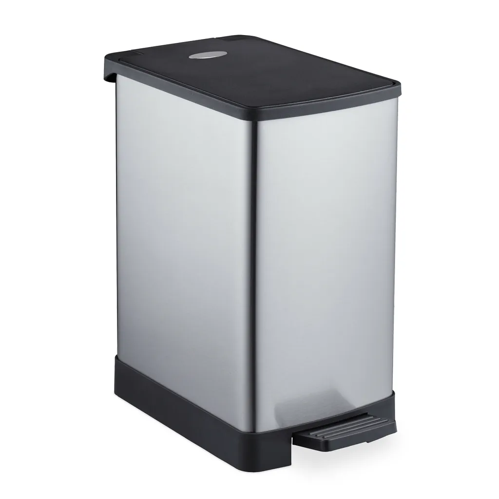 Relaxdays Kosmetikeimer Edelstahl 1 Relaxdays Kosmetikeimer Edelstahl