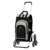 Andersen Shopper Royal Treppensteiger Alu Klappbar Mit Rad Ø 3 X 13cm Und 62 Liter Tasche Hydro 2.0 Schwarz Mit Kühlfach
