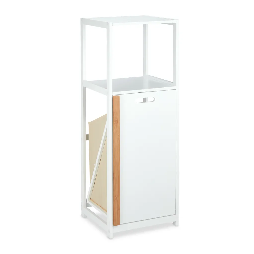 Relaxdays Badregal Mit Wäschekorb 10 Relaxdays Badregal Mit Wäschekorb – Bild 10