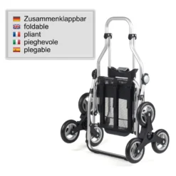 Andersen Shopper Royal Treppensteiger Alu Klappbar Mit Rad Ø 3 X 13cm Und 62 Liter Tasche Hydro 2.0 Schwarz Mit Kühlfach -Leifheit || Vileda || Wenko Verkaufsgeschäft 28fbc20194d9667480d4515a944868cd