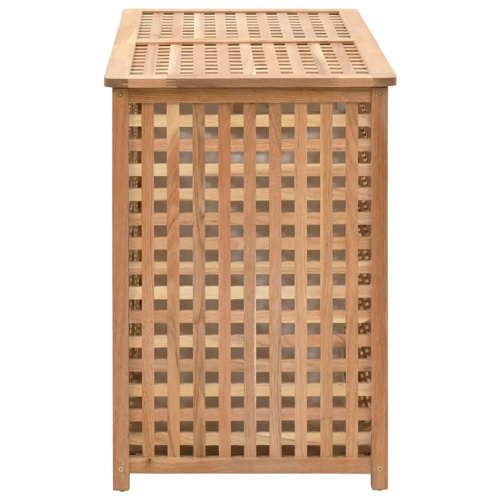 VidaXL Wäschekorb 87,5x46x67 Cm Massivholz Walnussholz 4 VidaXL Wäschekorb 87,5x46x67 Cm Massivholz Walnussholz – Bild 4