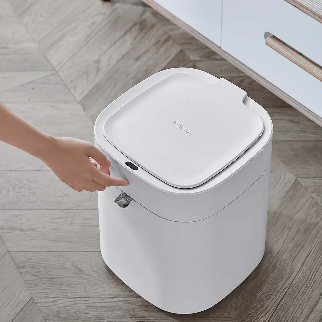 TOWNEW T Air X Smart Sensor Mülleimer Beutel Automatik Versiegeln Automatischer Induktions-Mülleimer 13,5L Weiß 4 TOWNEW T Air X Smart Sensor Mülleimer Beutel Automatik Versiegeln Automatischer Induktions-Mülleimer 13,5L Weiß – Bild 4