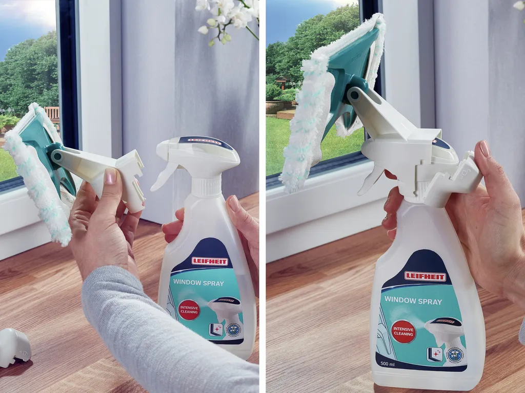 Leifheit Set Fenstersauger Dry & Clean Mit Spray Cleaner 4 Leifheit Set Fenstersauger Dry & Clean Mit Spray Cleaner – Bild 4