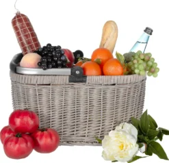 Einkaufskorb Nachhaltig Stabil Natur - Weide 22 L Beige 46,5 X 31 X 29 Cm - Grau -Leifheit || Vileda || Wenko Verkaufsgeschäft 2c93c211338b4c2471b53e35721bb3d8