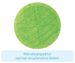 Hurricane Floating Mop Ersatz-Pads – Mikrofaser-Pads Für Den Akku Wischer Floating Mop – Saugfähige Wischmopp-Pads – 2x Mikrofaser-Pad, 2x Scheuer-Pad, 2x Polier-Pad -Leifheit || Vileda || Wenko Verkaufsgeschäft 2cd97d6f2afe6e15ef76755a42178cea