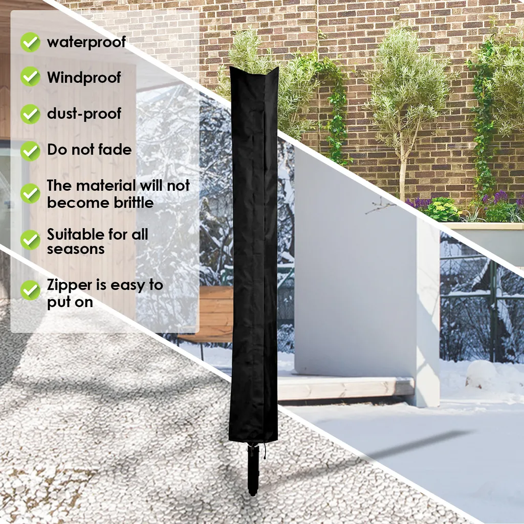 EINFEBEN Waeschespinne Wäschespinnen Schutzhuelle Waescheschirm Wasserdichte Wetterfest Stabilem Stoff Huelle Waeschespinne Fuer Waeschespinne Abdeckung Extrem Wasserabweisendes Und UV Schuetzendes Material(168 X 28cm) 3 EINFEBEN Waeschespinne Wäschespinnen Schutzhuelle Waescheschirm Wasserdichte Wetterfest Stabilem Stoff Huelle Waeschespinne Fuer Waeschespinne Abdeckung Extrem Wasserabweisendes Und UV Schuetzendes Material(168 X 28cm) – Bild 3