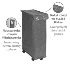 Wenko Wäschesammler Corno Prime Schwarz/Weiß 20 Wenko Wäschesammler Corno Prime Schwarz/Weiß -Leifheit || Vileda || Wenko Verkaufsgeschäft 2eb16f7d8f1c843317dbc3b89bdc58a1