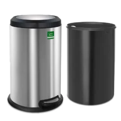 Mülleimer Dennis Edelstahl Mit Absenkautomatik -Leifheit || Vileda || Wenko Verkaufsgeschäft 2ecdabde114bac5d4a40b6a7c1079477