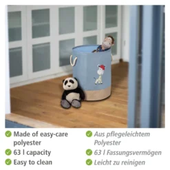 Wenko Wäschesammler Kids Gerry Rund -Leifheit || Vileda || Wenko Verkaufsgeschäft 2ed9702f9b120ca2e58eaed4fe0a279d