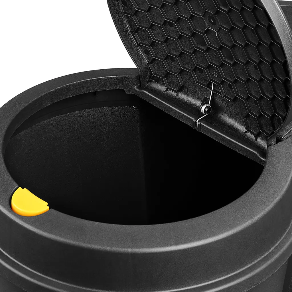 Deuba Mülleimer 50 L Duo 2fach Trennsystem 2x25L Druckknopf-Automatik Küche Abfalleimer Müllbehälter Mülltrennung Büro, Farbe:schwarz - Black - Noir 4 Deuba Mülleimer 50 L Duo 2fach Trennsystem 2x25L Druckknopf-Automatik Küche Abfalleimer Müllbehälter Mülltrennung Büro, Farbe:schwarz - Black - Noir – Bild 4