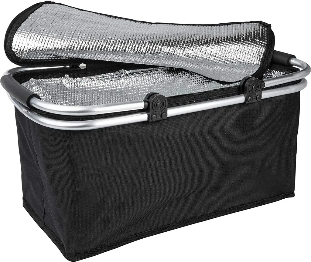 ONVAYA® Einkaufskorb Faltbar Mit Kühlfunktion | Schwarz | 2 Stück | Faltkorb Mit Deckel | Isolierkorb | Einkaufstasche | Klappkorb | Thermokorb Klappbar 6 ONVAYA® Einkaufskorb Faltbar Mit Kühlfunktion | Schwarz | 2 Stück | Faltkorb Mit Deckel | Isolierkorb | Einkaufstasche | Klappkorb | Thermokorb Klappbar – Bild 6