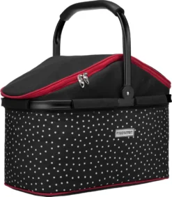 Kühlkorb 25 L Schwarz Rot Snövit - Schwarz Weiss