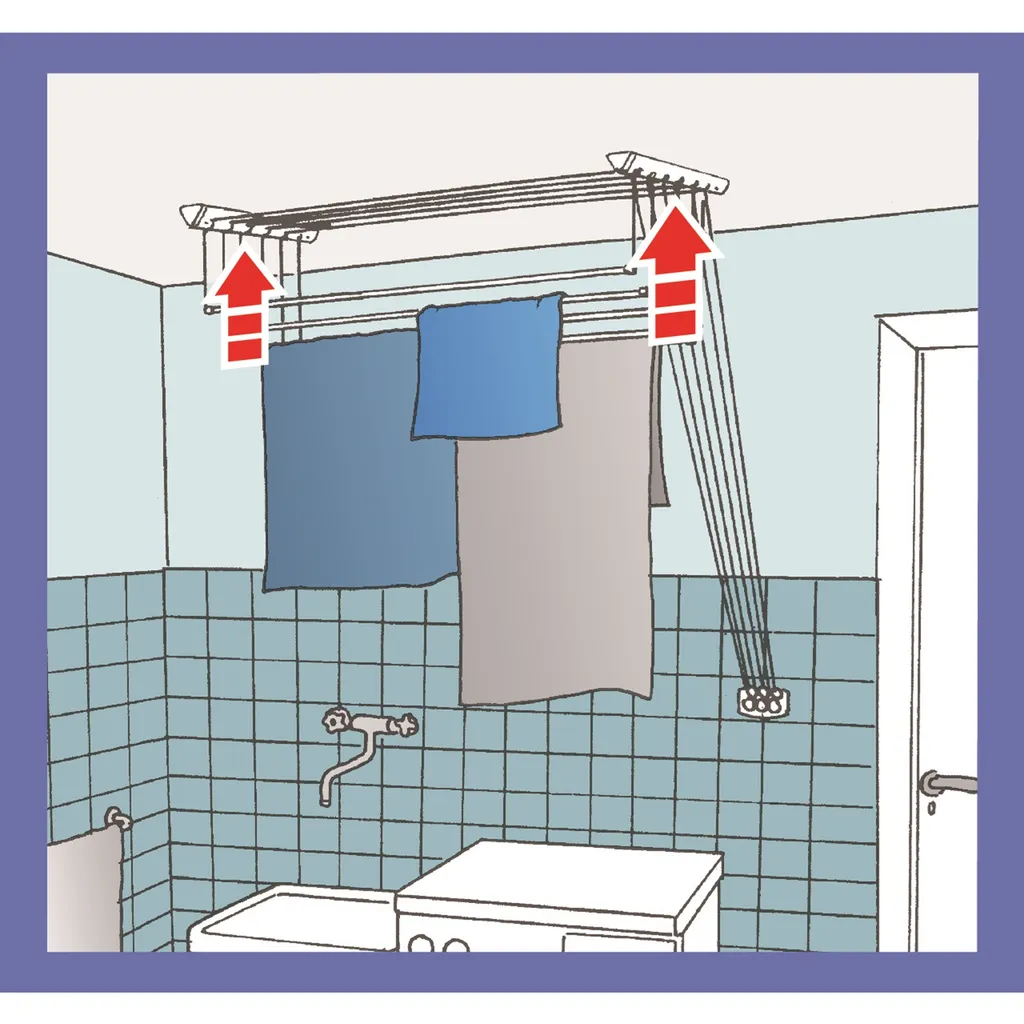 Wandtrockner Deckenwäschetrockner Wäschetrockner VILEDA Highline 160 6 Wandtrockner Deckenwäschetrockner Wäschetrockner VILEDA Highline 160 – Bild 6