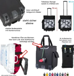 Trolley Einkaufstrolley Einkaufsroller Alessandro Pro Shopper Mit Stabilem Stand Einkaufstrolly Einkaufstasche Saunatrolley Trolly 38L 12894 Two Tone Grey Grau 22 Trolley Einkaufstrolley Einkaufsroller Alessandro Pro Shopper Mit Stabilem Stand Einkaufstrolly Einkaufstasche Saunatrolley Trolly 38L 12894 Two Tone Grey Grau -Leifheit || Vileda || Wenko Verkaufsgeschäft 30785311ff23dfd222fd7cddd7321538