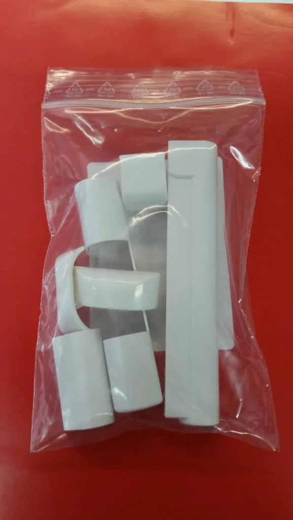 Meeth Bandabdeckkappen-Set Weiß, Für Fenster 1 Meeth Bandabdeckkappen-Set Weiß, Für Fenster