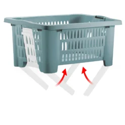 Deuba Wäschekorb 2er Set Klappbare Standfüße Tragegriff 38L Badezimmer Wäschesammler Waschbehälter Aufbewahrungskorb Kunststoff, Anzahl/Farbe:2x Blau 6 Deuba Wäschekorb 2er Set Klappbare Standfüße Tragegriff 38L Badezimmer Wäschesammler Waschbehälter Aufbewahrungskorb Kunststoff, Anzahl/Farbe:2x Blau -Leifheit || Vileda || Wenko Verkaufsgeschäft 3434fcd80d99ffaa969d7708a5ac634b 1