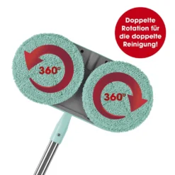CLEANmaxx Akku-Spray-Mopp - 360° Rotation - Türkis/weiß Mopp Spray Mop CLEANmaxx Akku Bodenwischer Sprühmop Wischtuch Sprühwischer Sprüh -Leifheit || Vileda || Wenko Verkaufsgeschäft 343b2bd586782517a0ca475ba4e603ac