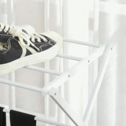 HOMCOM Wäscheständer Faltbar 8-stufiger Trockengestell Trockenständer Metall Kunststoff Weiß 74 X 35 X 144 Cm 13 HOMCOM Wäscheständer Faltbar 8-stufiger Trockengestell Trockenständer Metall Kunststoff Weiß 74 X 35 X 144 Cm -Leifheit || Vileda || Wenko Verkaufsgeschäft 3671a3e4e9c2595763f8b67fa5093f49