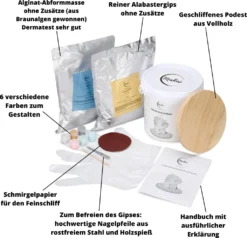 Makai Handformset Handabdruckset Mit Videoanleitung Für Zwei Personen 3D Abformset Gipsabdruck Set Für Hände Geschenk Für Paare Familie Hochzeit Jahrestag Valentinstag Aus Feinstem Alginat Und Alabastergips 15 Makai Handformset Handabdruckset Mit Videoanleitung Für Zwei Personen 3D Abformset Gipsabdruck Set Für Hände Geschenk Für Paare Familie Hochzeit Jahrestag Valentinstag Aus Feinstem Alginat Und Alabastergips -Leifheit || Vileda || Wenko Verkaufsgeschäft 3969af6e80d2b4612d155ae30a856432