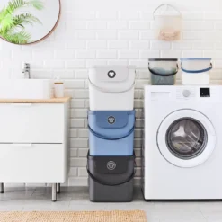 ROTHO Wäschesortiersystem 40 L ALBULA , Farbe:Mistletoe Weiß -Leifheit || Vileda || Wenko Verkaufsgeschäft 39decda924a3ea2cd4c18a30e0763c0a