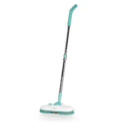 CLEANmaxx Akku-Spray-Mopp - 360° Rotation - Türkis/weiß Mopp Spray Mop CLEANmaxx Akku Bodenwischer Sprühmop Wischtuch Sprühwischer Sprüh