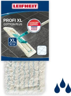 Leifheit Wischbezug Profi XL Baumwolle Plus