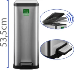 Mülleimer Zack Edelstahl 18L -Leifheit || Vileda || Wenko Verkaufsgeschäft 3c17bd8130c3f27ffe7e670a50f27209