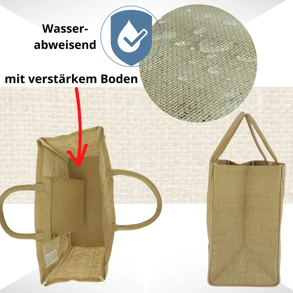 Domelo Damen Groß Einkaufskorb, 100% Jute Vegan Tasche, Shopper Korbtasche, Shopping Bag, Diese Handtasche Ist Nachhaltige Produkte, Kann Als Einkaufstasche, Badetasche, Strandtasche, Sporttasche Oder Geschenke Für Frauen 3 Domelo Damen Groß Einkaufskorb, 100% Jute Vegan Tasche, Shopper Korbtasche, Shopping Bag, Diese Handtasche Ist Nachhaltige Produkte, Kann Als Einkaufstasche, Badetasche, Strandtasche, Sporttasche Oder Geschenke Für Frauen – Bild 3