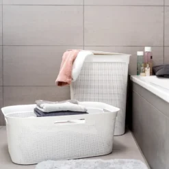 ROTHO Wäschekorb 41 L BRISEN, Farbe:Weiß 14 ROTHO Wäschekorb 41 L BRISEN, Farbe:Weiß -Leifheit || Vileda || Wenko Verkaufsgeschäft 3db3c2d1d5e09d102abbc4bf679de3e4