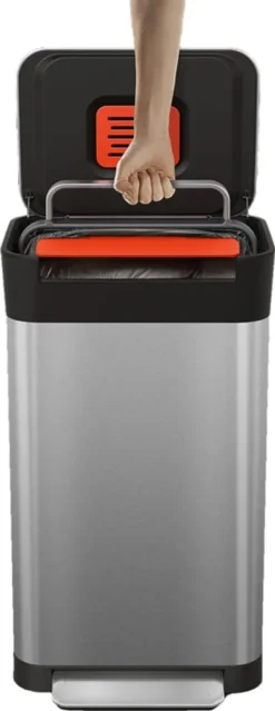 Joseph Joseph Abfalleimer Titanmit Pressfunktion 90 Liter -Leifheit || Vileda || Wenko Verkaufsgeschäft 3f1d990b81f752331f9f299680430ef1