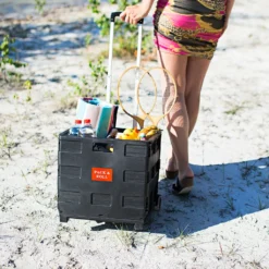 Relaxdays Einkaufstrolley Klappbar Bis 35kg -Leifheit || Vileda || Wenko Verkaufsgeschäft 3f8664278167e8f13f19c1eda57ebb19