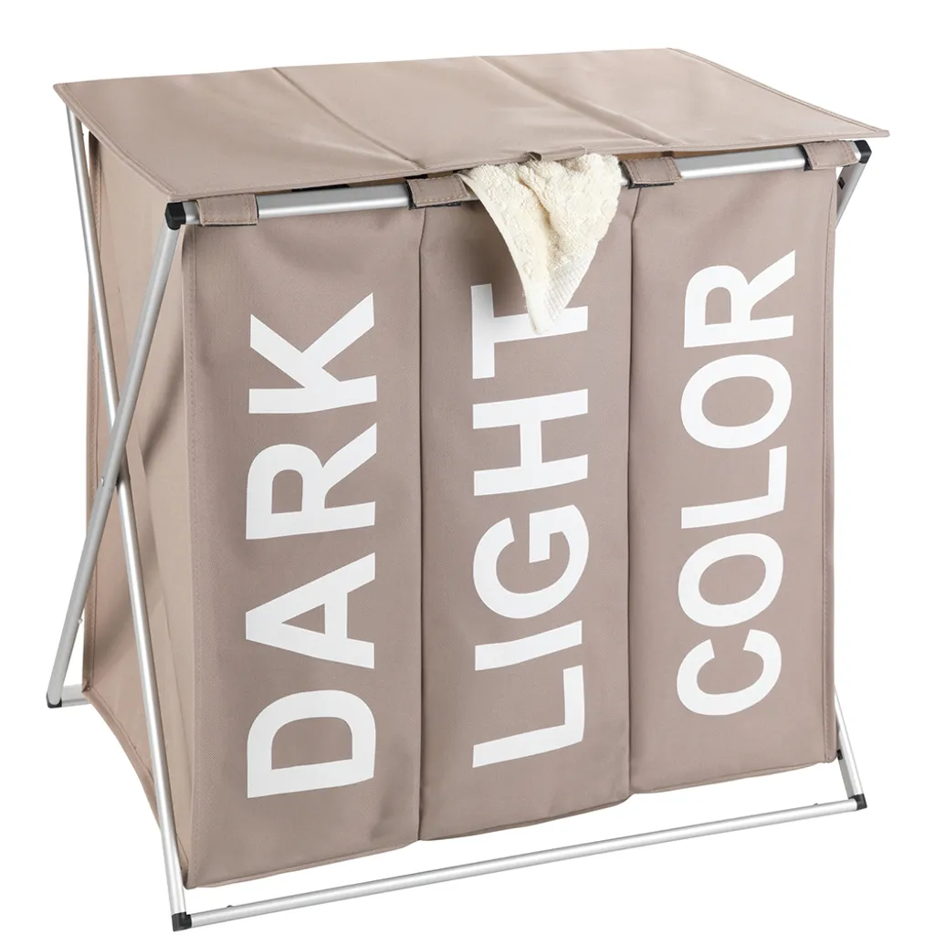 Wenko Wäschesammler Trio Top Taupe 14 Wenko Wäschesammler Trio Top Taupe – Bild 14