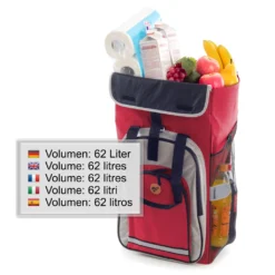 Andersen Shopper Alu Star Höhenverstellbar Mit Rad Ø 20cm Und 62 Liter Tasche Hydro 2.0 Rot Mit Kühlfach -Leifheit || Vileda || Wenko Verkaufsgeschäft 415c4e53572eb7b1c7be33456c56d2c7