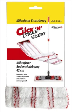 SPRiNTUS CnT Ersatzbezug, Mopp-Nasspads, Rot, Weiß, Mikrofaser, 1 Stück(e), 420 Mm