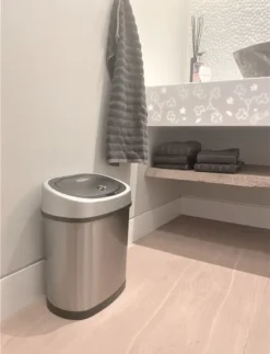 Rijoka Sensor Mülleimer 12L - Edelstahl -Leifheit || Vileda || Wenko Verkaufsgeschäft 433aded2da91c2cd9de82b9fcd2b5c58