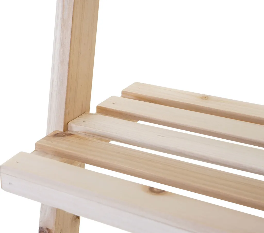 Leiterregal MCW-B59, Regal Laundry Wäschekorb Wäschesammler Holzregal Badregal Stufenregal, Tanne 152x41x35cm 39l 6 Leiterregal MCW-B59, Regal Laundry Wäschekorb Wäschesammler Holzregal Badregal Stufenregal, Tanne 152x41x35cm 39l – Bild 6
