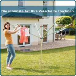 Blome Wäschespinne Alustar XL - Wäscheständer Inkl. Bodenhülse Zum Einbetonieren 13 Blome Wäschespinne Alustar XL - Wäscheständer Inkl. Bodenhülse Zum Einbetonieren -Leifheit || Vileda || Wenko Verkaufsgeschäft 43b698ed62b4964870a29ef20a1c2f9e