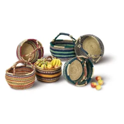 Seegrastasche Einkaufskorb Korbtasche Strohtasche Einkaufstasche Korb