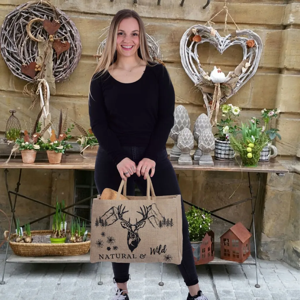 Domelo Damen Groß Einkaufskorb, 100% Jute Vegan Tasche, Shopper Korbtasche, Shopping Bag, Diese Handtasche Ist Nachhaltige Produkte, Strohtasche Strandtasche, Geschenke Für Frauen 4 Domelo Damen Groß Einkaufskorb, 100% Jute Vegan Tasche, Shopper Korbtasche, Shopping Bag, Diese Handtasche Ist Nachhaltige Produkte, Strohtasche Strandtasche, Geschenke Für Frauen – Bild 4