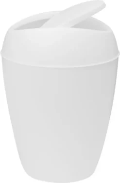 Umbra Twirla Abfalleimer Mit Schwingdeckel, Kosmetikeimer, Papierkorb, Recylingeimer, Weiß, PP, 9 L, 1012978-661 -Leifheit || Vileda || Wenko Verkaufsgeschäft 44dae18f000d6f5348e10515786a5005
