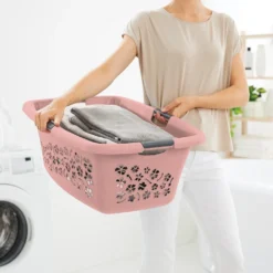 ROTHO Wäschekorb 50 L FLOWERS, Farbe:Linnea Pink Ged. 7 ROTHO Wäschekorb 50 L FLOWERS, Farbe:Linnea Pink Ged. -Leifheit || Vileda || Wenko Verkaufsgeschäft 45575932fc4778baeb341a1b97b68398