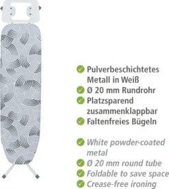 Wenko Bügeltisch Base 110 X 30 Cm -Leifheit || Vileda || Wenko Verkaufsgeschäft 46d39f9be49371d0777df054b46e2c3d