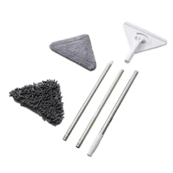 360° Schleuderreinigung Triangle Cleaning Glass Mop Mit Gratis 2 Mop
