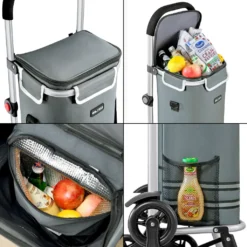 Treppensteiger Einkaufstrolley Neef Einkaufswagen Mit Thermotasche 41 Liter Bis 20 Kg Belastbar Transportwagen Mit Abnehmbarer Einkaufstasche Klappbar Dunkelgrau 12 Treppensteiger Einkaufstrolley Neef Einkaufswagen Mit Thermotasche 41 Liter Bis 20 Kg Belastbar Transportwagen Mit Abnehmbarer Einkaufstasche Klappbar Dunkelgrau -Leifheit || Vileda || Wenko Verkaufsgeschäft 474d4a26137e73695bcdc1c46bc66931