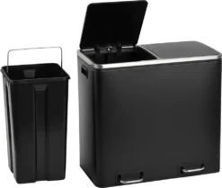 SVITA TM2X15 Treteimer 30 Liter 2x15L Schwarz Abfalleimer Mülleimer Mülltrennung Stahl 10 SVITA TM2X15 Treteimer 30 Liter 2x15L Schwarz Abfalleimer Mülleimer Mülltrennung Stahl -Leifheit || Vileda || Wenko Verkaufsgeschäft 477fae1073bf224c52f9cf9254b6ea83