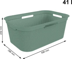 ROTHO 4er Set Wäschekorb 41l Brisen, Farbe:Mistletoe Grün 5 ROTHO 4er Set Wäschekorb 41l Brisen, Farbe:Mistletoe Grün -Leifheit || Vileda || Wenko Verkaufsgeschäft 4952aa57a6858c99abb3e8496e6c21bc